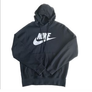 Black Nike Logo Sweatshirt Hoodie Womans Small